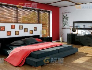 玩酷CG网—舒适卧室Blender模型