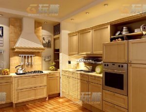 玩酷CG网—温馨厨房Blender模型