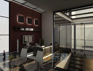 玩酷CG网—舒适客厅Blender模型