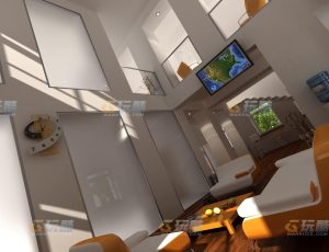 玩酷CG网—小样板间Blender模型