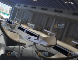 玩酷CG网—休闲场所Blender模型