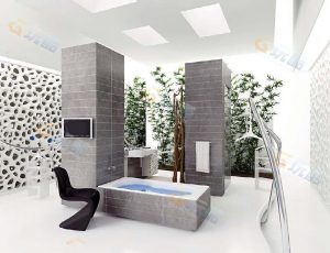 玩酷CG网—奢华浴室Blender模型