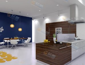 玩酷CG网—大客厅Blender模型