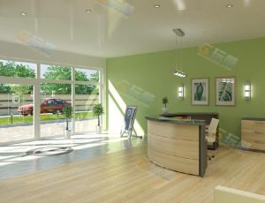 玩酷CG网—美容院大厅Blender模型