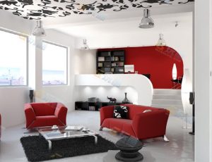 玩酷CG网—时尚小厅Blender模型