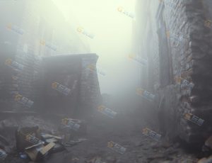 玩酷CG网—废弃迷雾胡同Blender模型