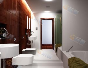 玩酷CG网—家庭小浴室Blender模型