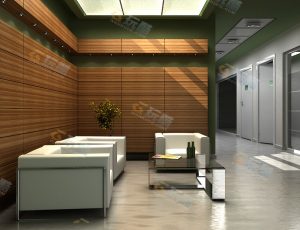 玩酷CG网—简约小厅Blender模型