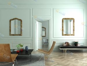 玩酷CG网—普通欧式客厅Blender模型