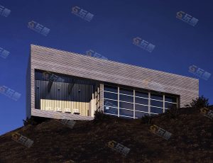 玩酷CG网—山顶木屋Blender模型