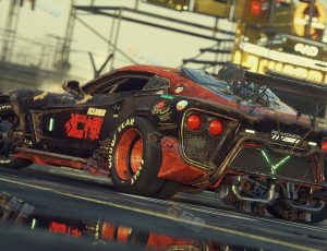 玩酷CG网—科幻汽车场景C4D模型