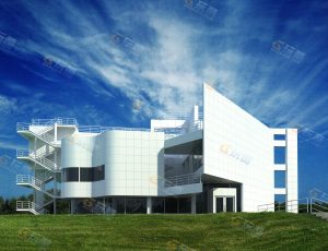 玩酷CG网—工业园建筑Blender模型