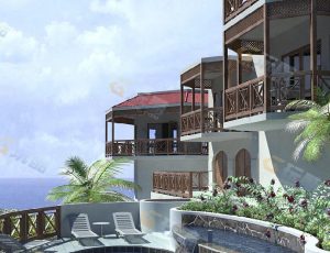 玩酷CG网—海景别墅Blender模型