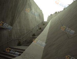 玩酷CG网—设计感十足的阶梯Blender模型