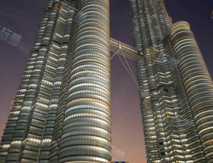 玩酷CG网—迪拜大楼哈利法塔Blender模型