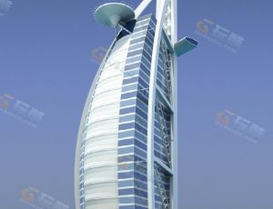 玩酷CG网—阿布扎比迪拜塔Blender模型