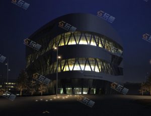 玩酷CG网—梅赛德斯奔驰博物馆Blender模型