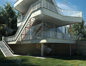 玩酷CG网—别墅建筑Blender模型