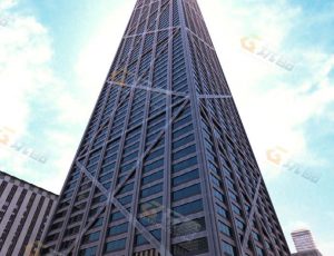 玩酷CG网—金融大厦Blender模型