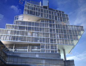 玩酷CG网—高大雄伟的城市建筑Blender模型