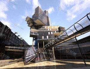 创意概念室外建筑Blender模型