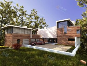 创意设计别墅Blender模型