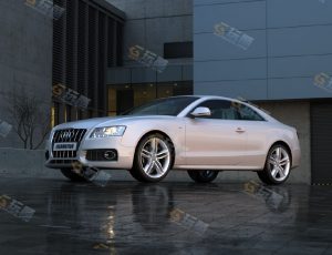 现代时尚汽车场景V2Blender模型