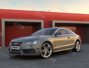 现代时尚汽车场景V6Blender模型