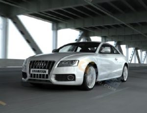 现代时尚汽车场景V8Blender模型