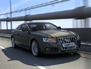 现代时尚汽车场景V9Blender模型