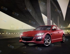 汽车室外场景v5Blender模型