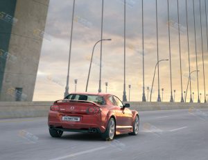 汽车室外场景v8Blender模型