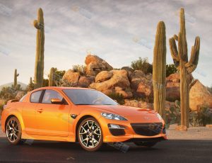 汽车室外场景v9Blender模型