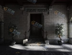 地下室入门口Blender模型