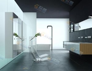 特大洗漱房间Blender模型