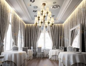 西式餐厅Blender模型