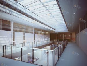 办公走廊Blender模型