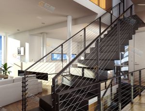 家庭复式楼楼中楼Blender模型