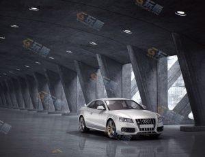 汽车展示场景v4Blender模型