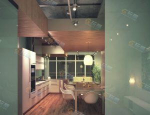 家庭小饭厅Blender模型