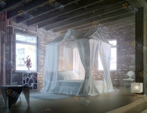 舒适大卧室Blender模型