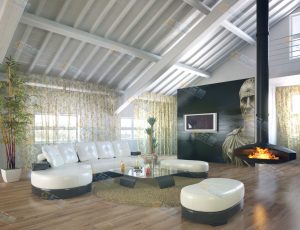 温馨大客厅Blender模型