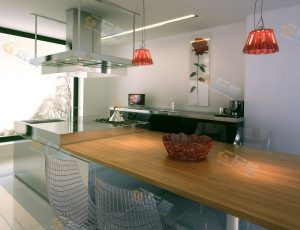 现代小厨房Blender模型