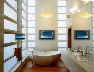 现代智能化浴室Blender模型