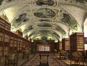 西方欧式图书馆Blender模型