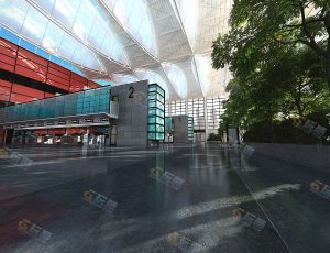 大型商圈Blender模型