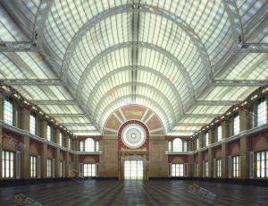 空旷的大礼堂Blender模型