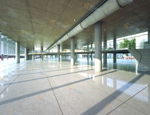 现代通道Blender模型