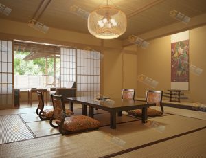 日本居家卧室Blender模型