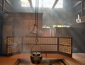 日式极简室内Blender模型